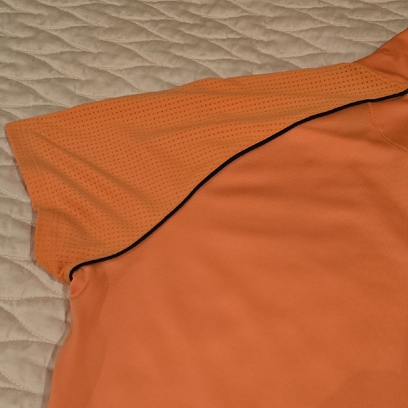 Adidas Orange Sleeveless Polo Jersey - Picture 11 of 13